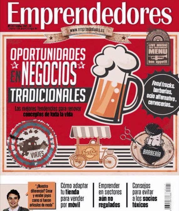 Salimos en dossier «Emprender en negocios tradicionales» Revista Emprendedores