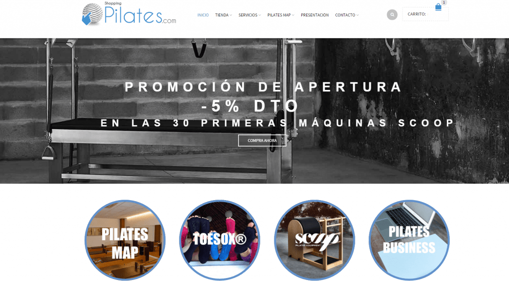 shopping pilates web
