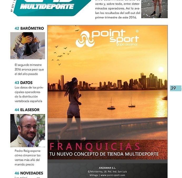 Entrevista a Pedro Reig en la Revista CMD Multideporte