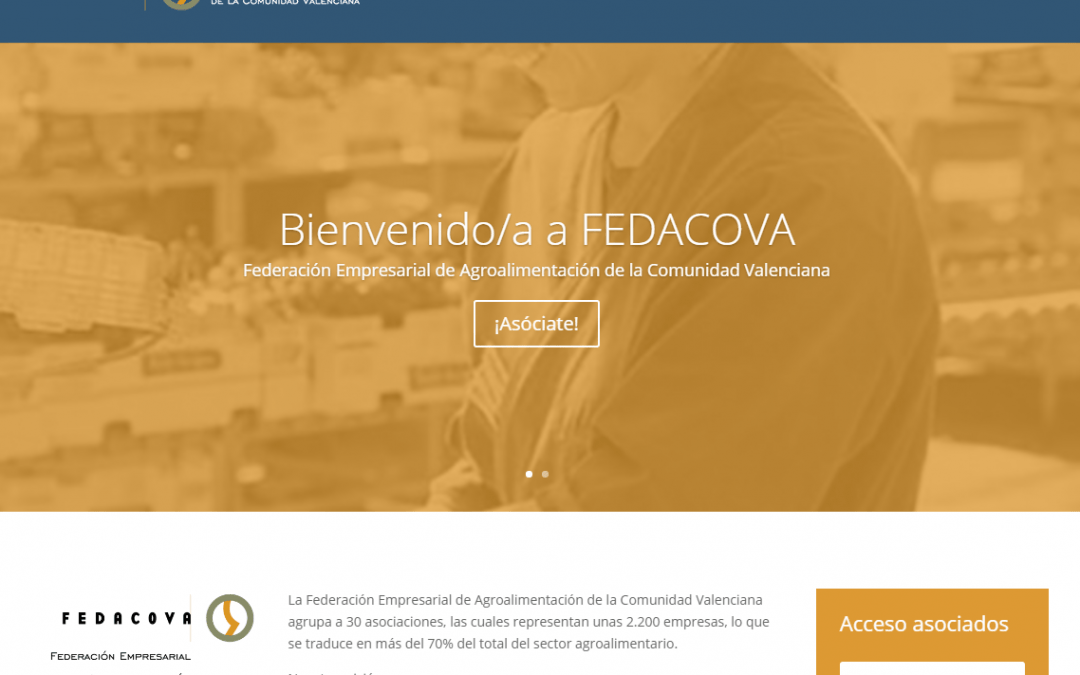 Rediseño web FEDACOVA
