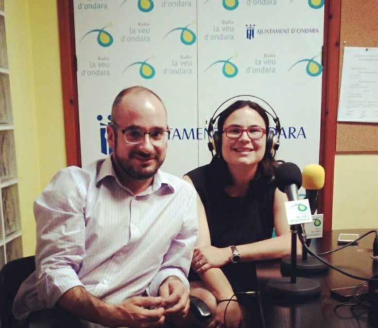 Pedro Reig entrevista a Mª José Machado en el programa de radio Ondara Activa