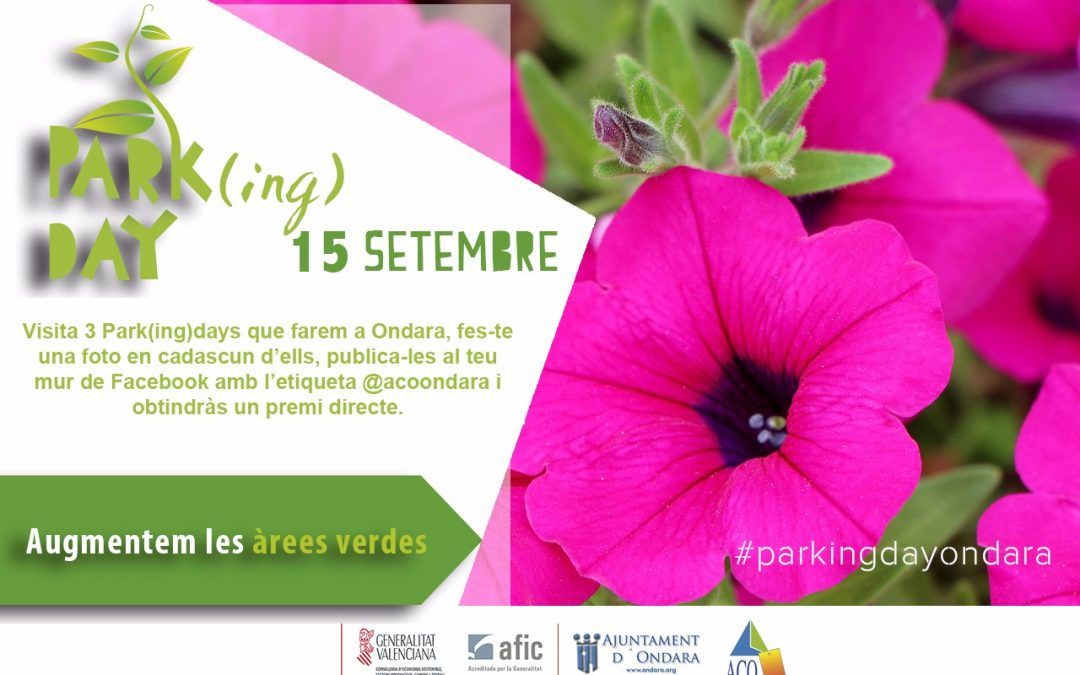 Coto Consulting ha trabajado en el desarrollo de la campaña Park(ing) Day Ondara 2017