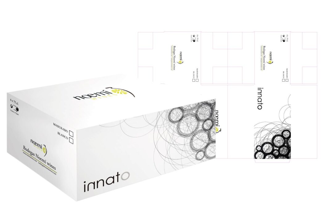 Packaging y maquetación: diseño de caja de vinos