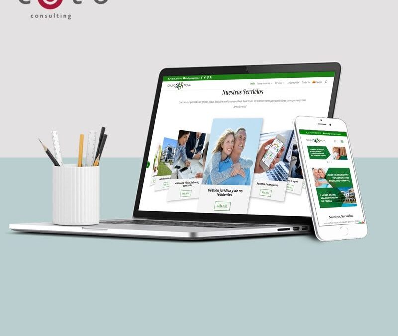 Diseño web grupo AGS nova